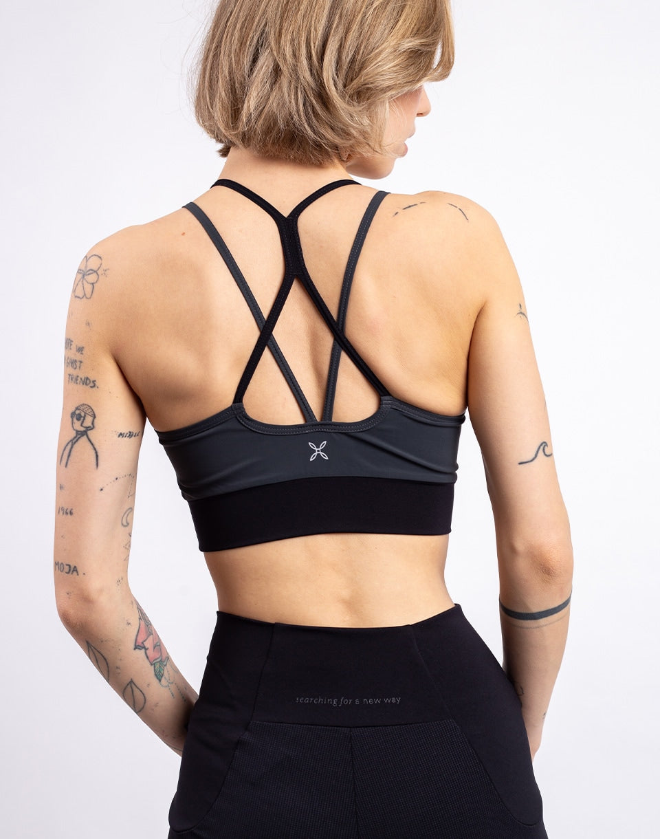 Soutien-gorge croisé à sertir pour femme