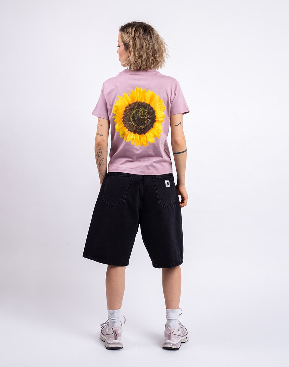 T-shirt tournesol pour femme à manches courtes