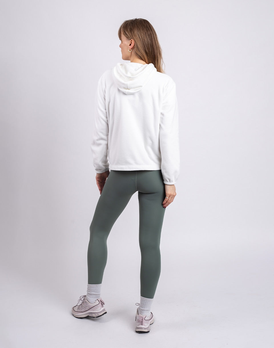 Sweat à capuche polaire Micro D pour femme