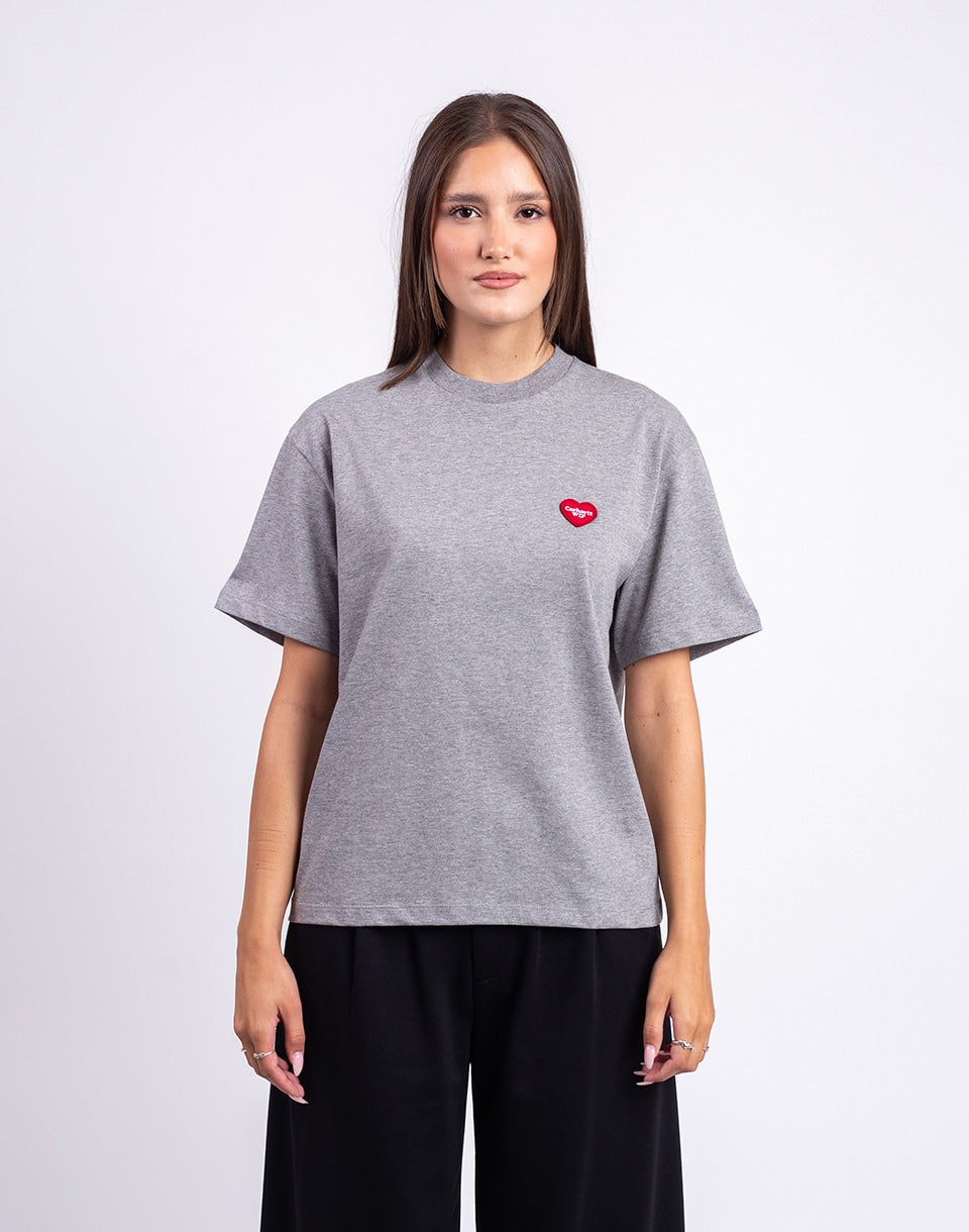 W' S/S Heart Patch T-Shirt