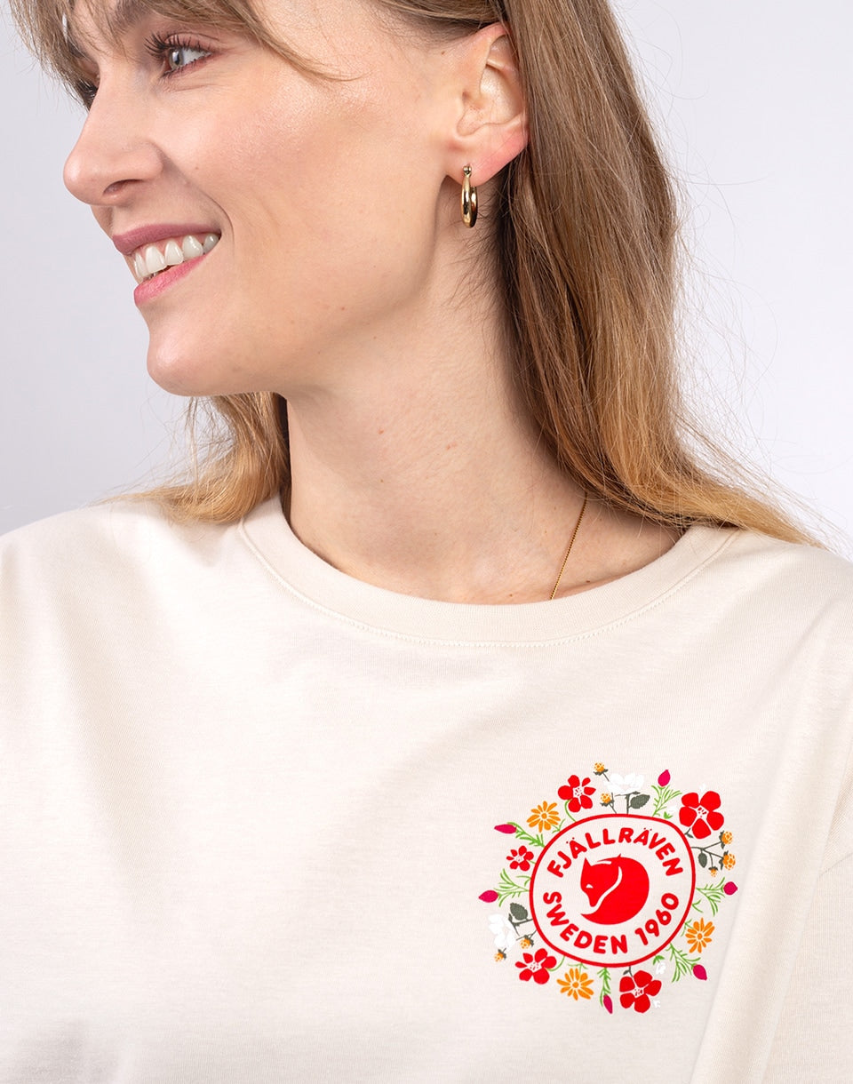 T-shirt avec logo Fjällblomster pour femme