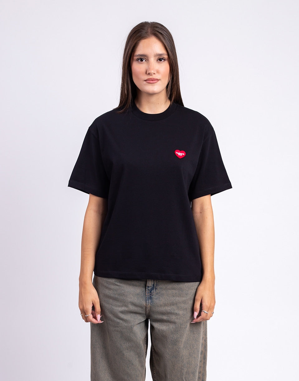 W' S/S Heart Patch T-Shirt