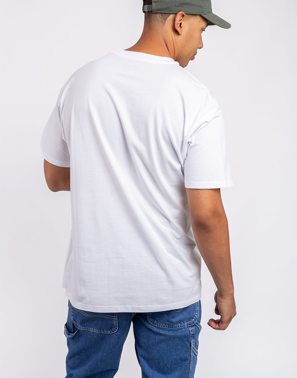 T-shirt de broderie S / S Script