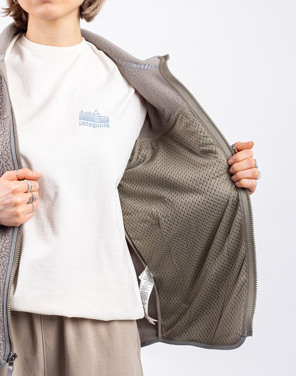 Veste rétro Pile pour femmes