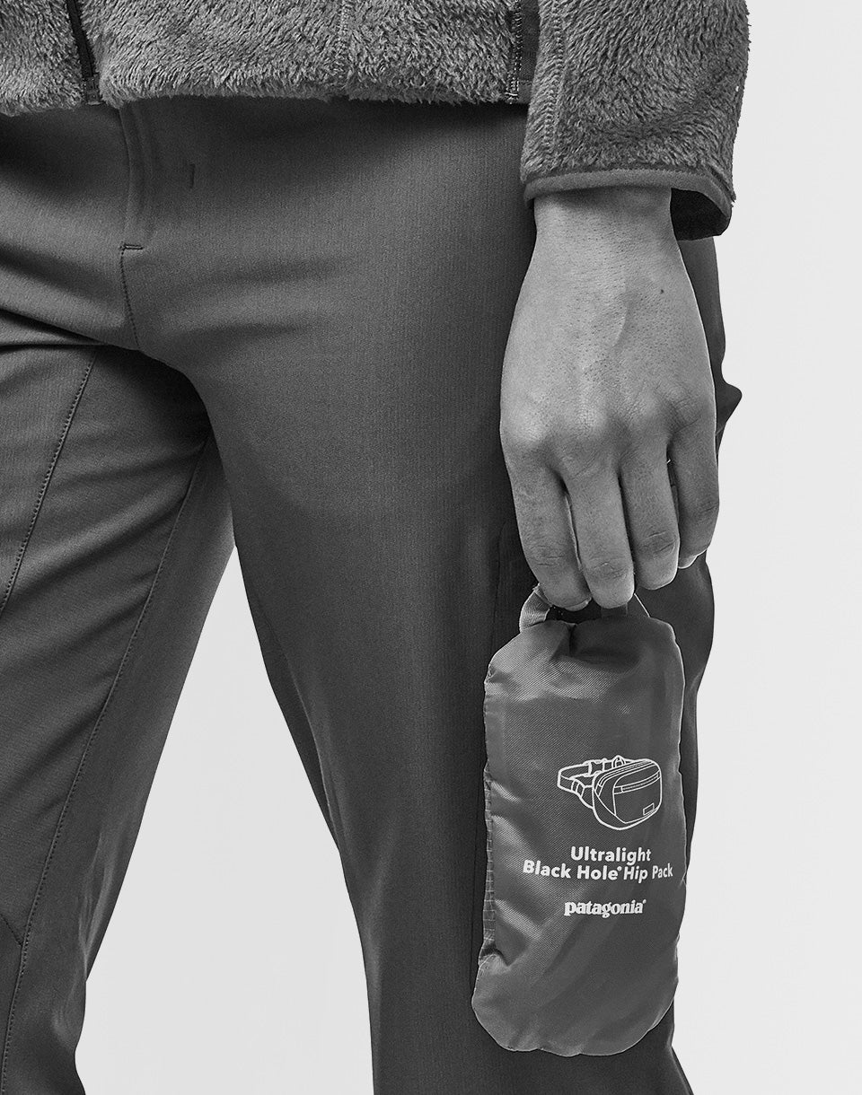 Pack de hanche à trous noir ultra-léger