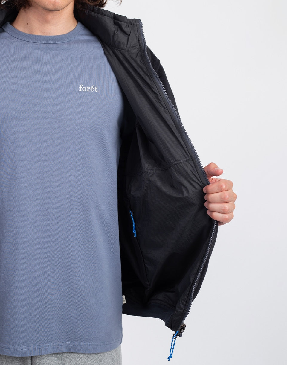 Veste de microdini en décordé réversible de M