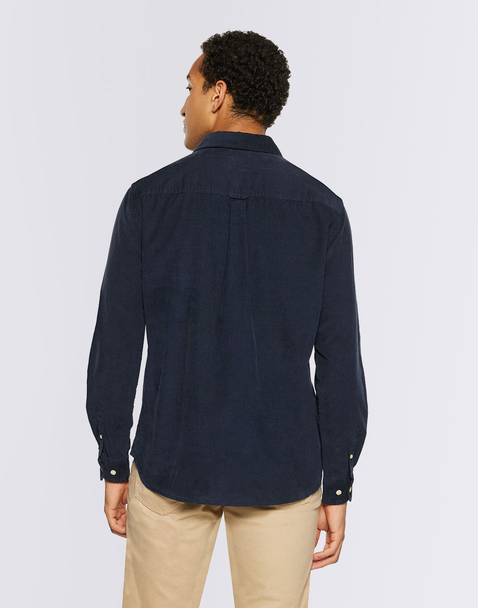 Chemise en velours côtelé régulière