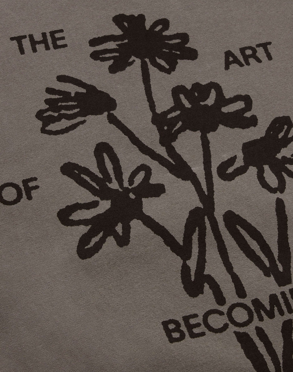 T-shirt devenant de la chaussée