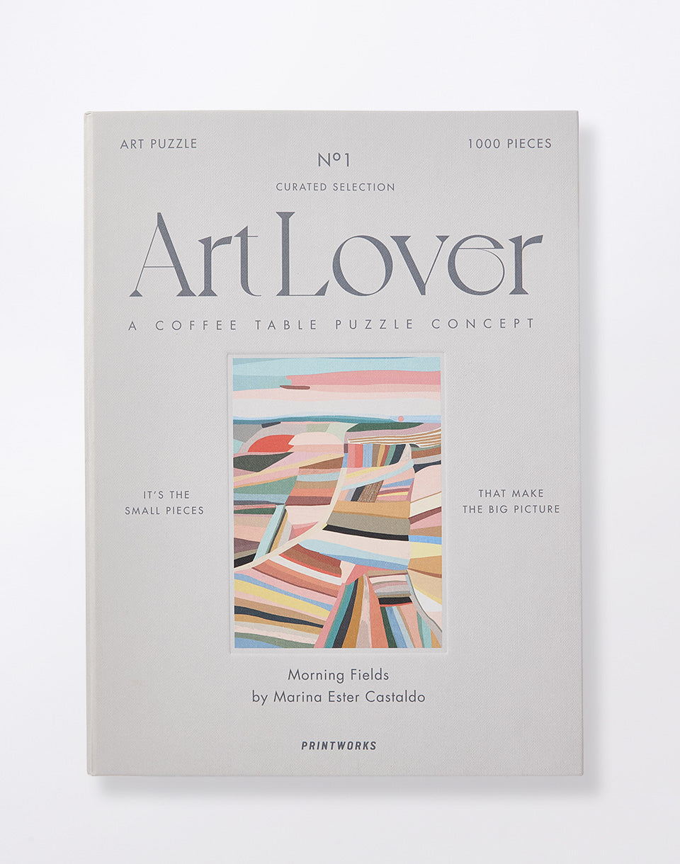 Puzzle d'amant d'art, champs du matin