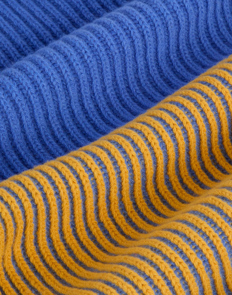 Marin rayons ghede swicl tricoté