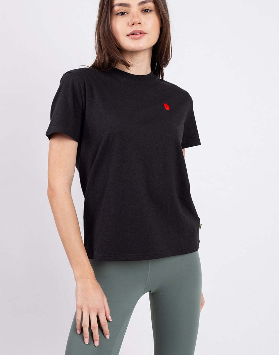 T-shirt en mélange de chanvre pour femme