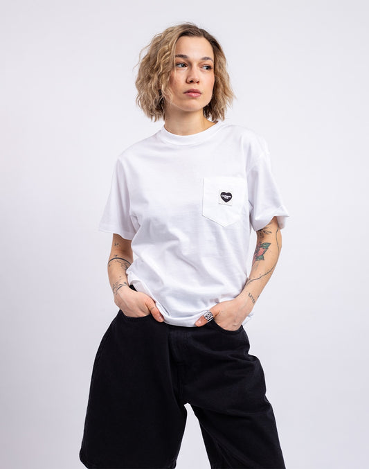 W' S/S Pocket Heart T-Shirt