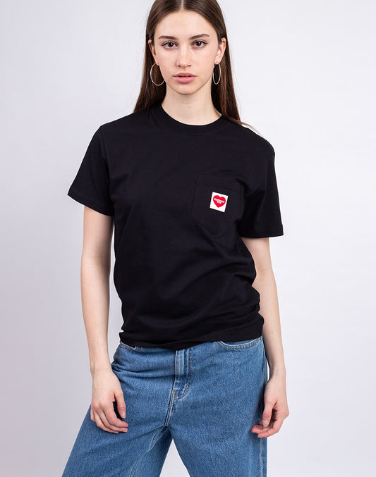 W' S/S Pocket Heart T-Shirt