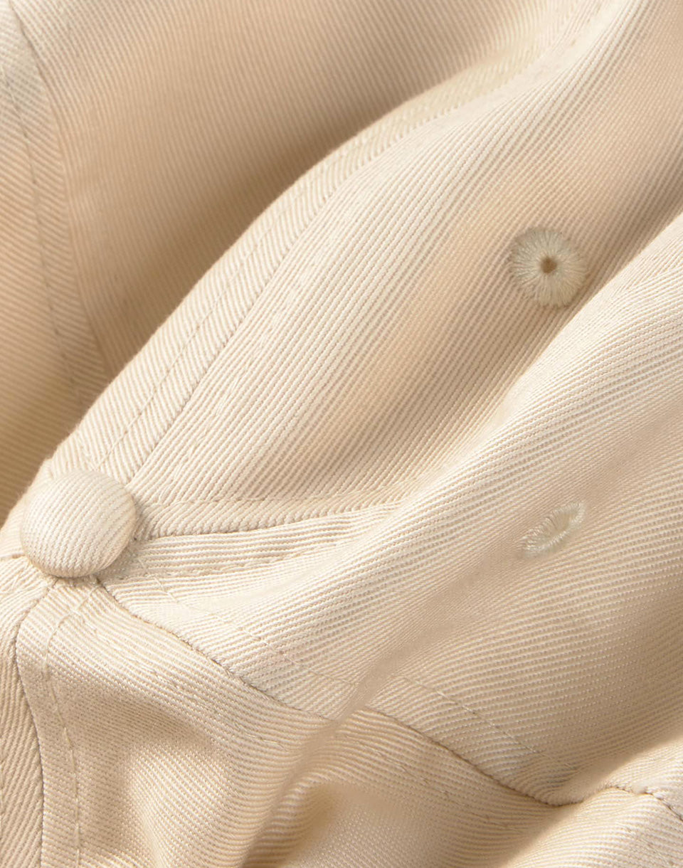 Casquette Chris en ivoire pensant