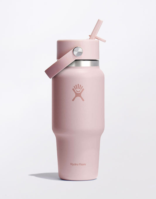 Wide Mouth Travel Bottle with Flex Straw Cap 24 oz (710 ml)