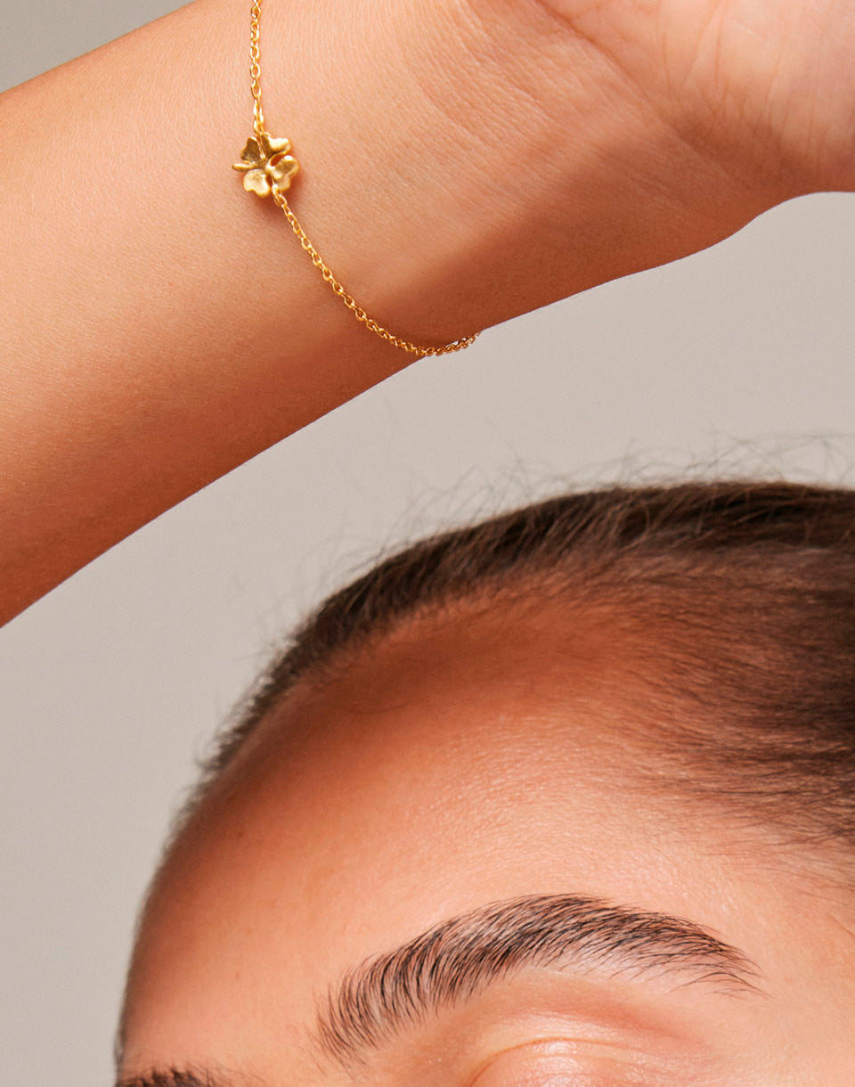 Bracelet, Organic clover