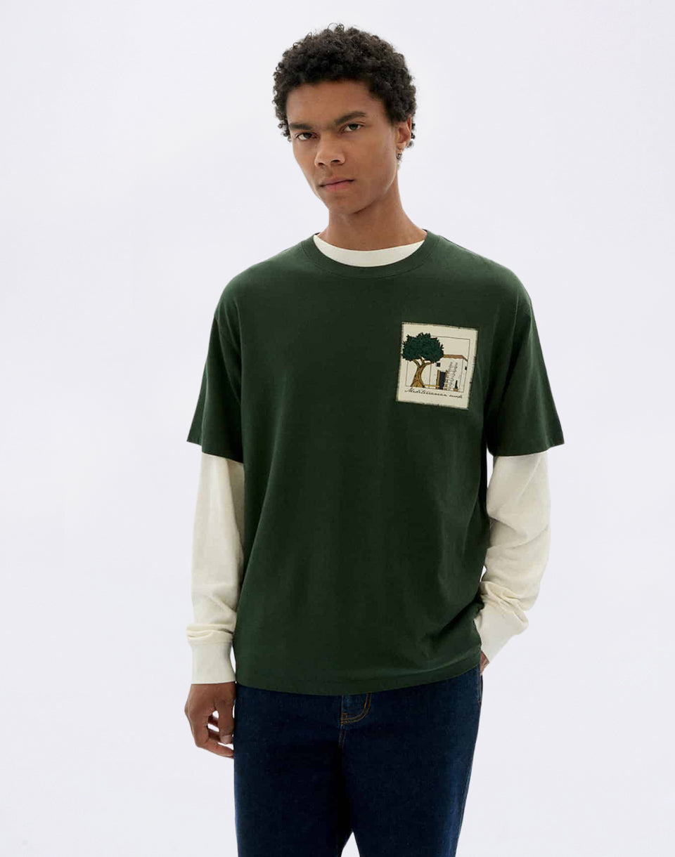 House Bottle Green Aaron Tee