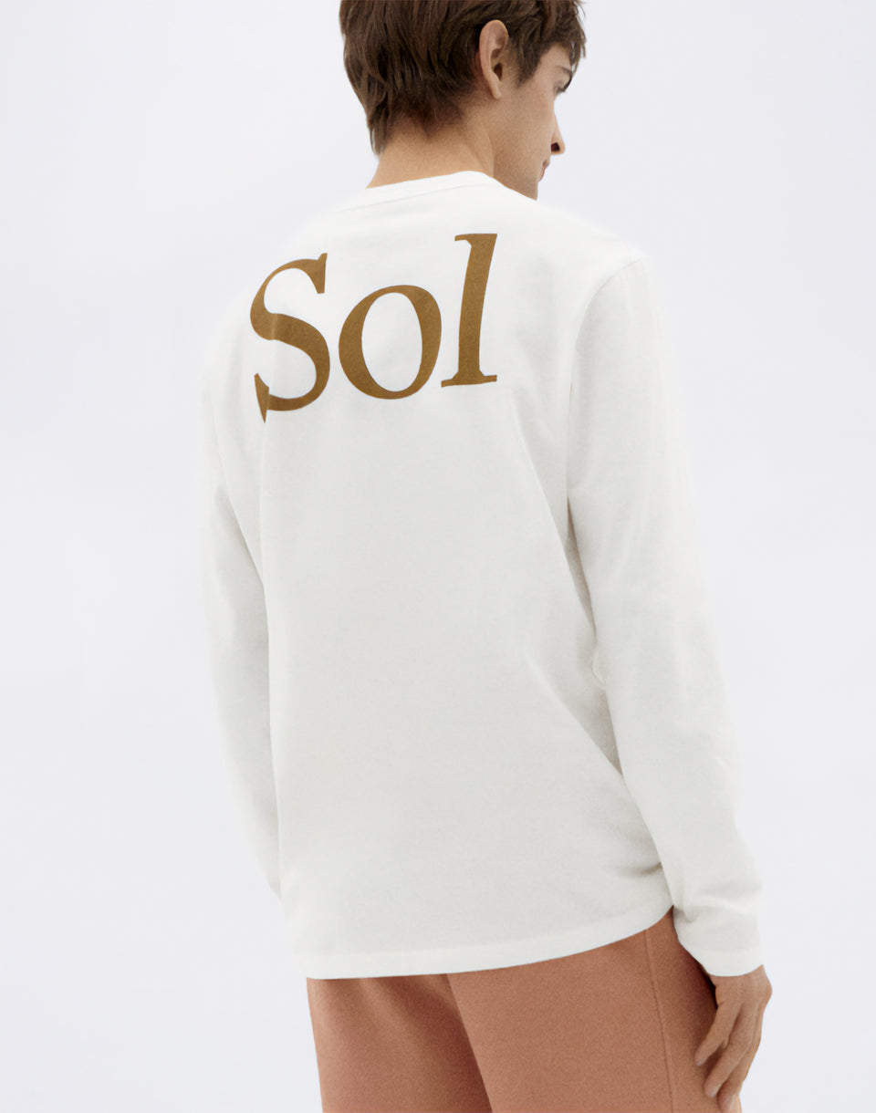 Sol Type White Emilio Tee