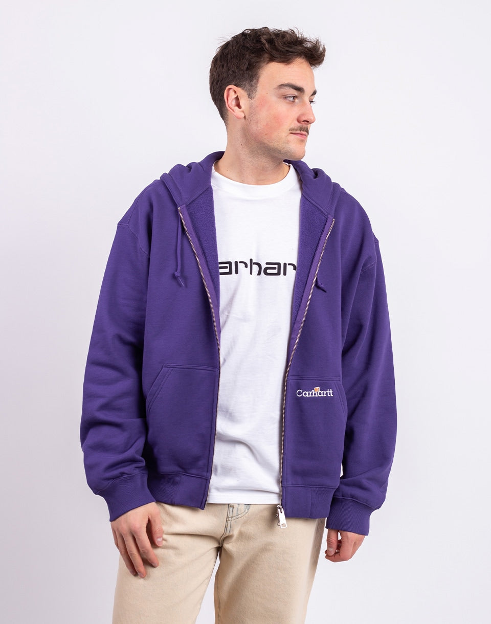 Hooded WIP Label Sweat Jacket