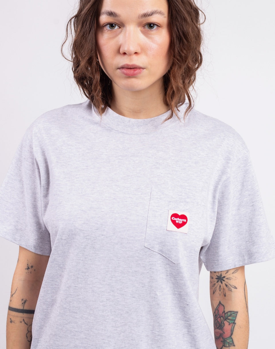 W' S/S Pocket Heart T-Shirt