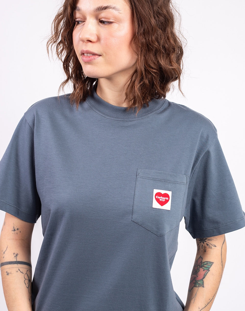 W' S/S Pocket Heart T-Shirt