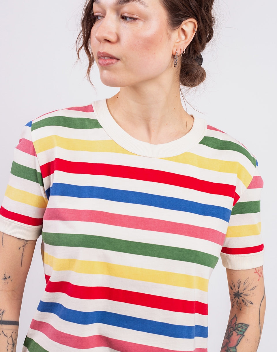 Med Stripes Zowie R Tee