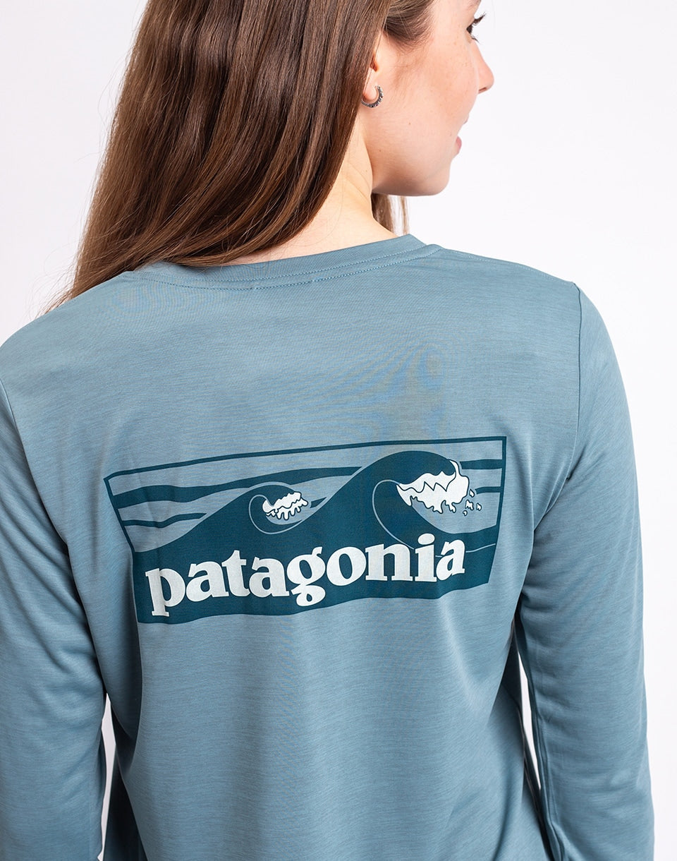 W's L/S Capilene® Cool Daily Shirt - Boardshort Logo