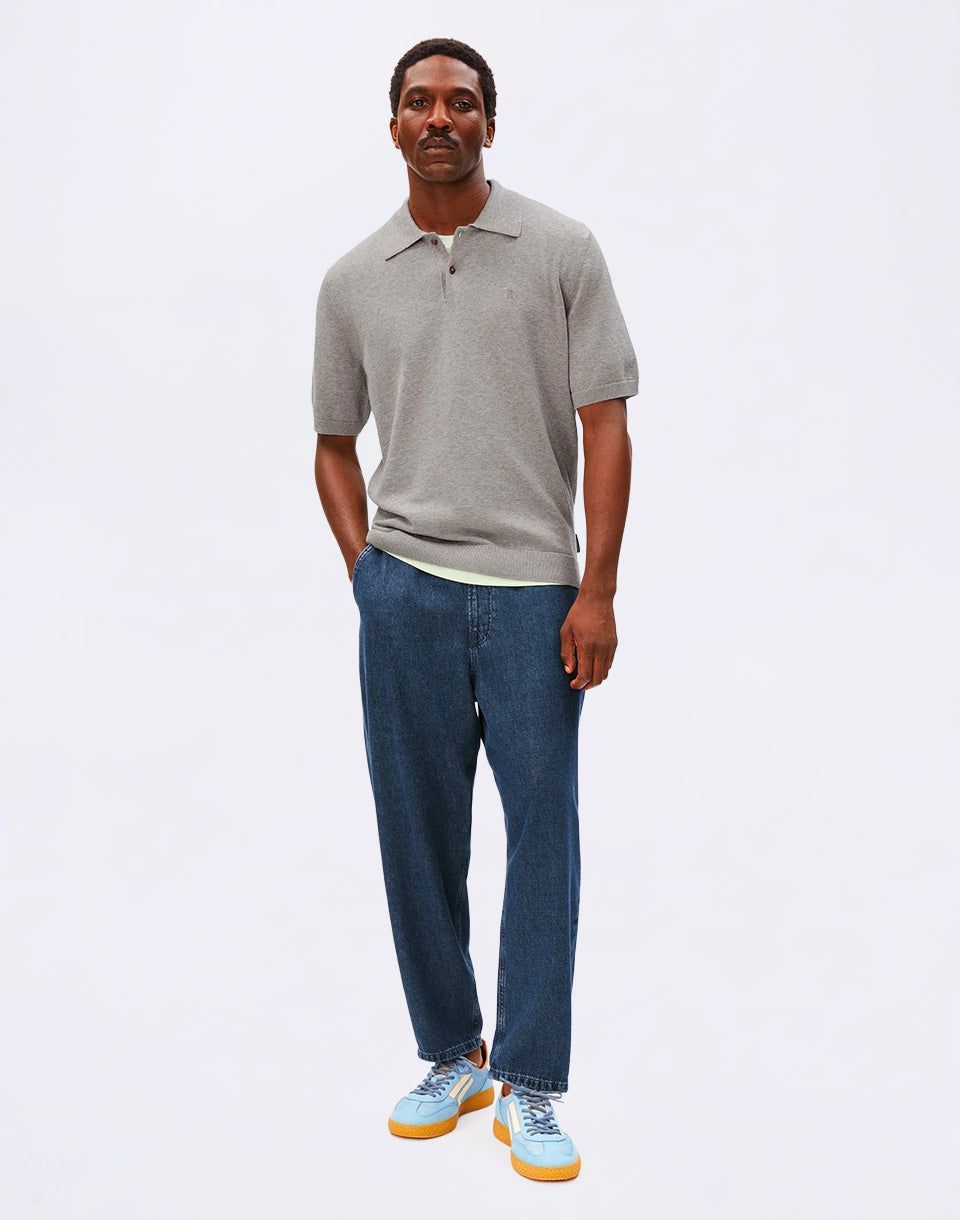 Shortsleeve Knit Poloshirt