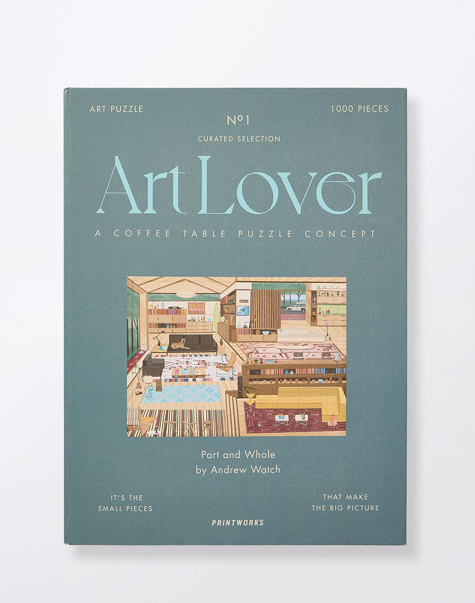 Puzzle d'amant d'art, partie et ensemble