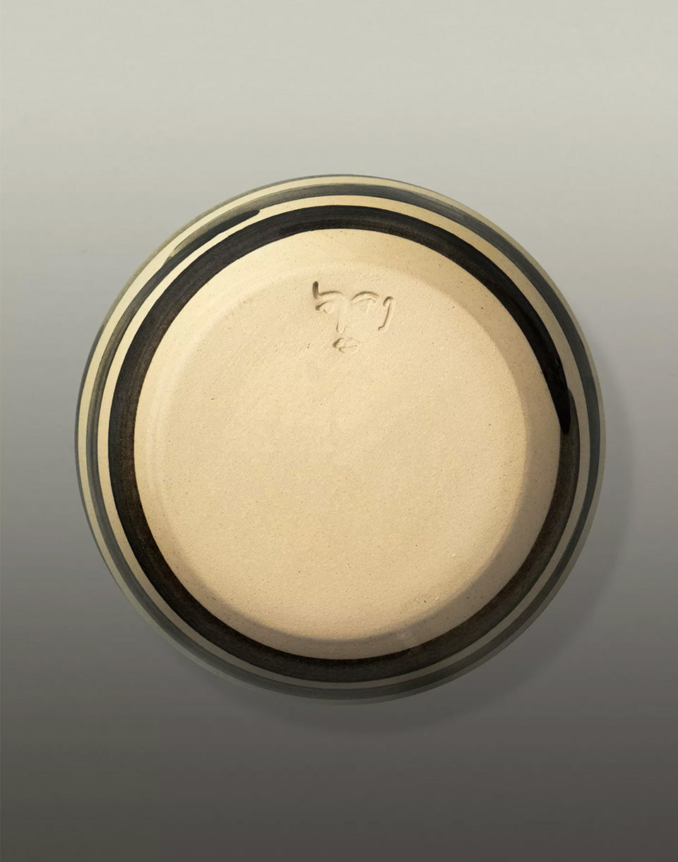 Bol à déjeuner spirale noire