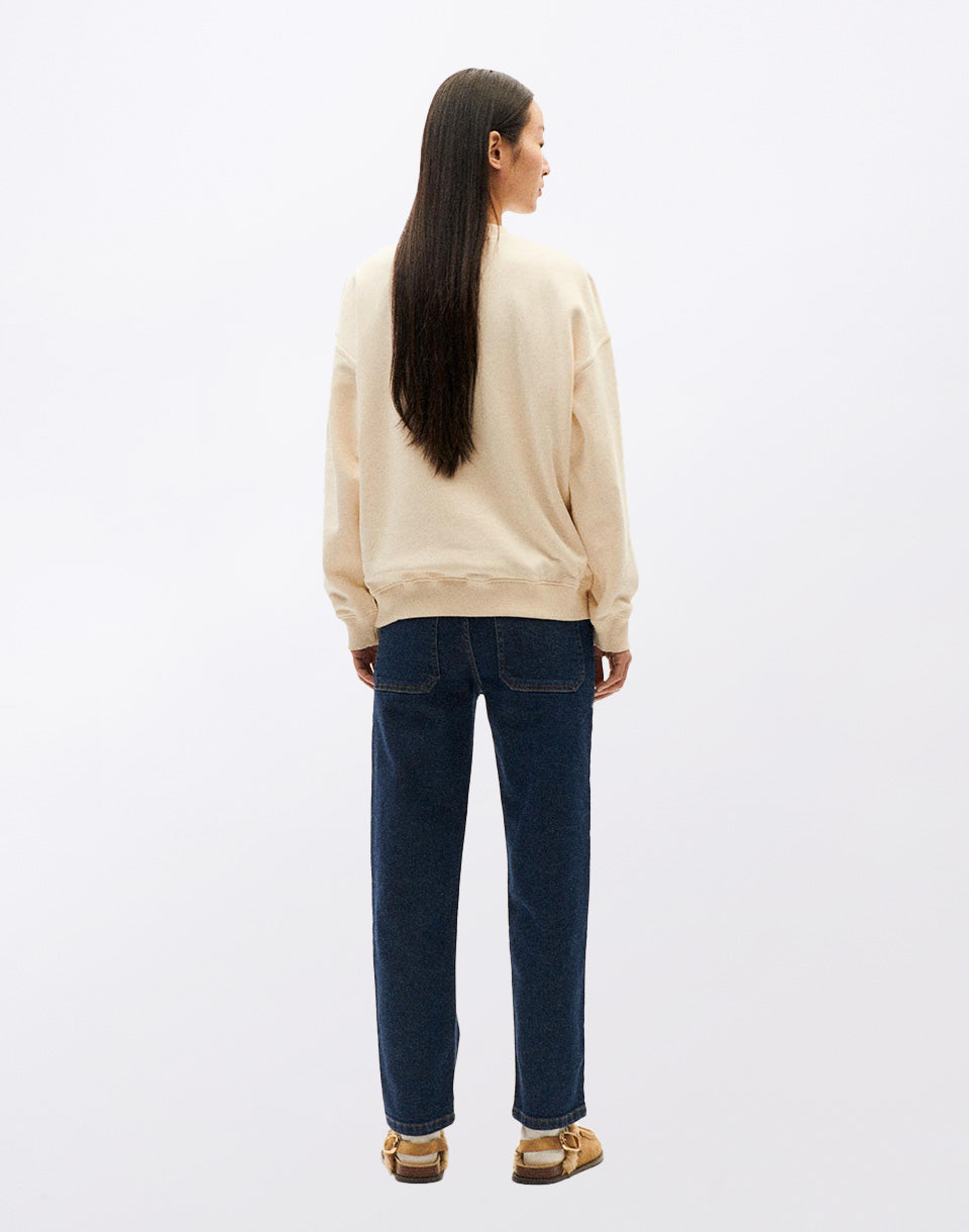 Sweat-shirt de maman blanche