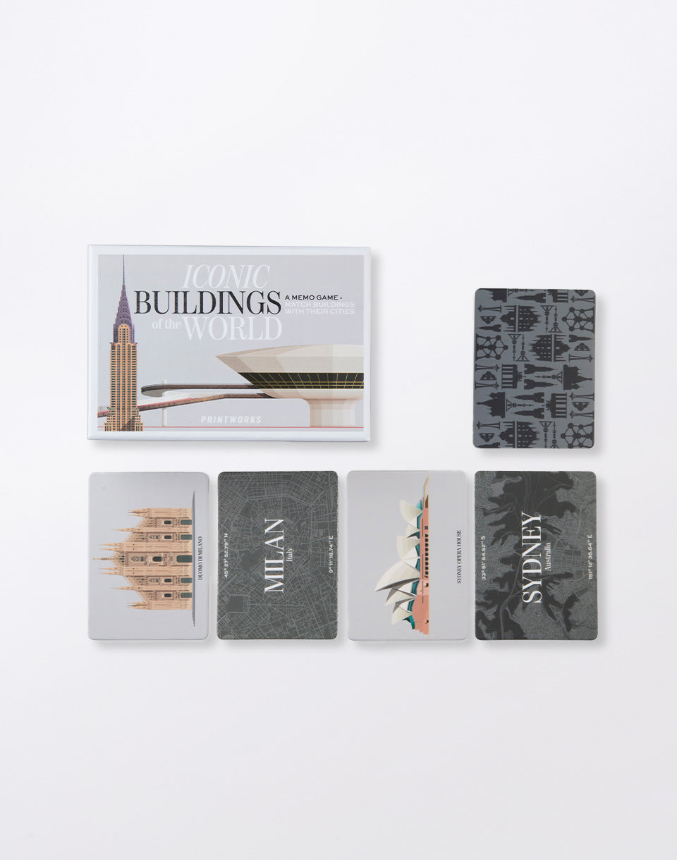 Jeu de mémo - bâtiments emblématiques