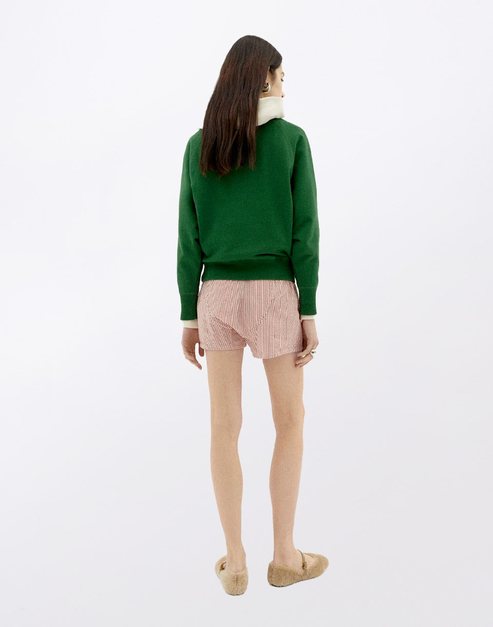 Sweat-shirt vert Sun Type Bonnie