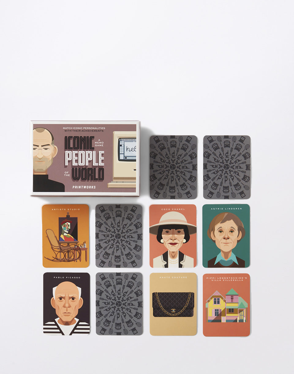 Jeu de mémo - personnes emblématiques