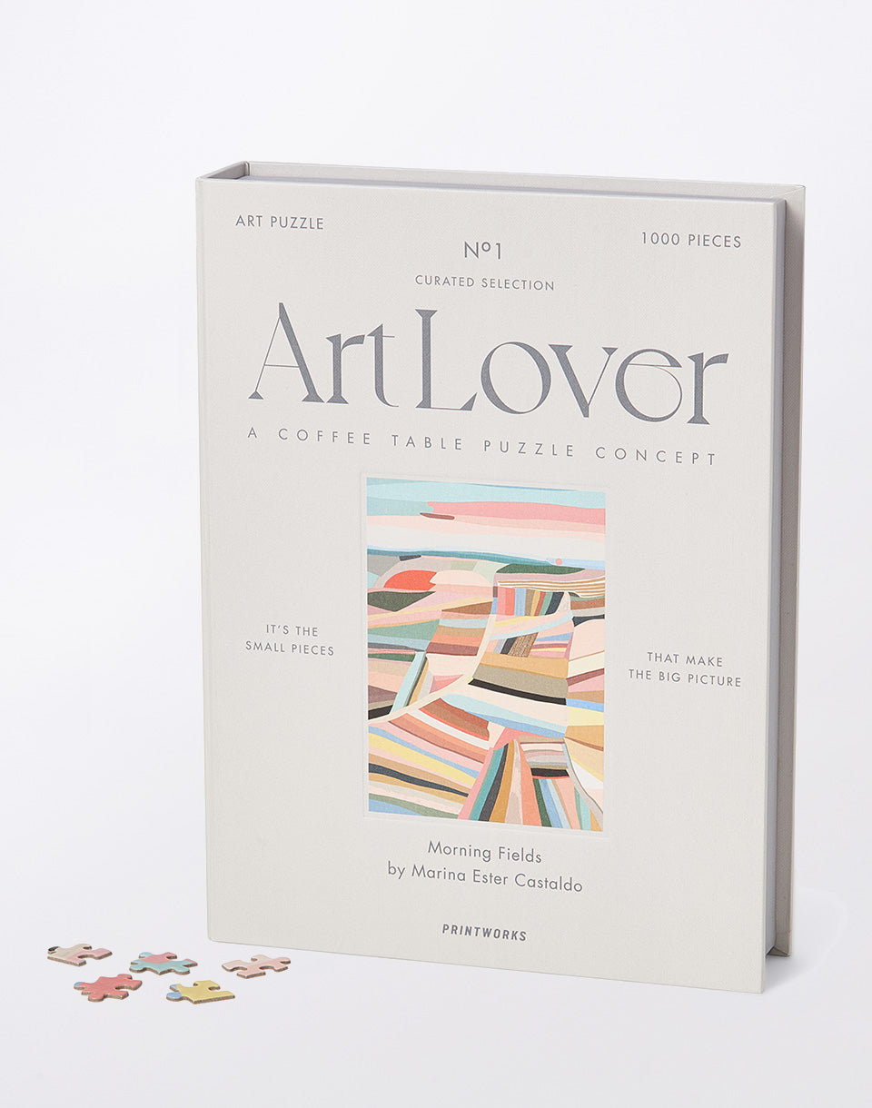 Puzzle d'amant d'art, champs du matin