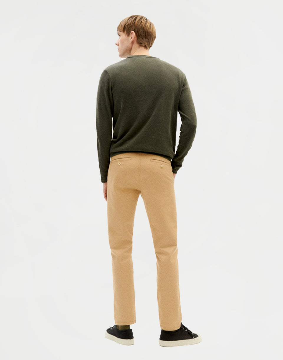 Pantalon chino de chameau