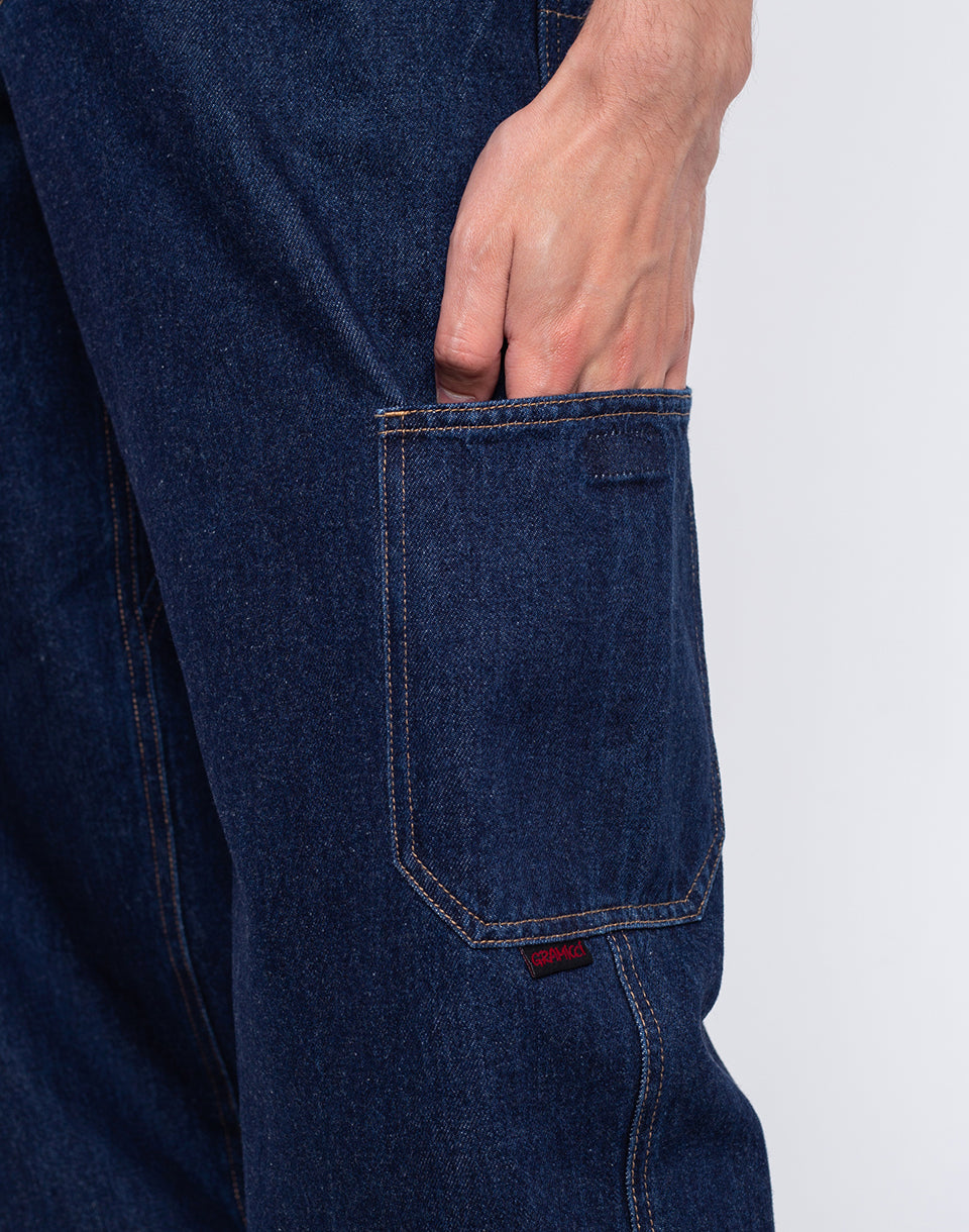 Pantalon en denim à glissière