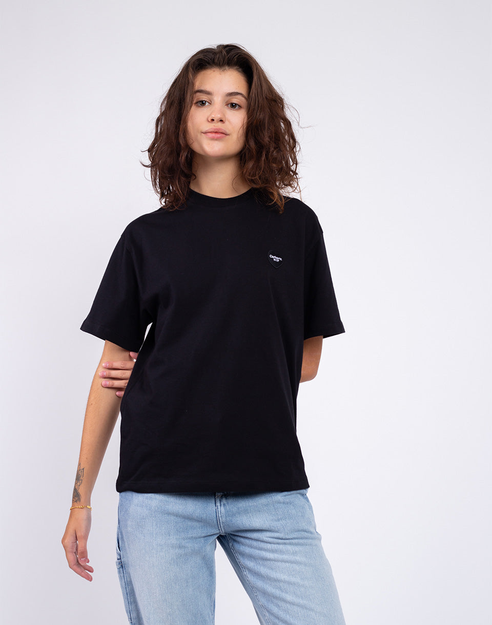 W' S/S Heart Patch T-Shirt
