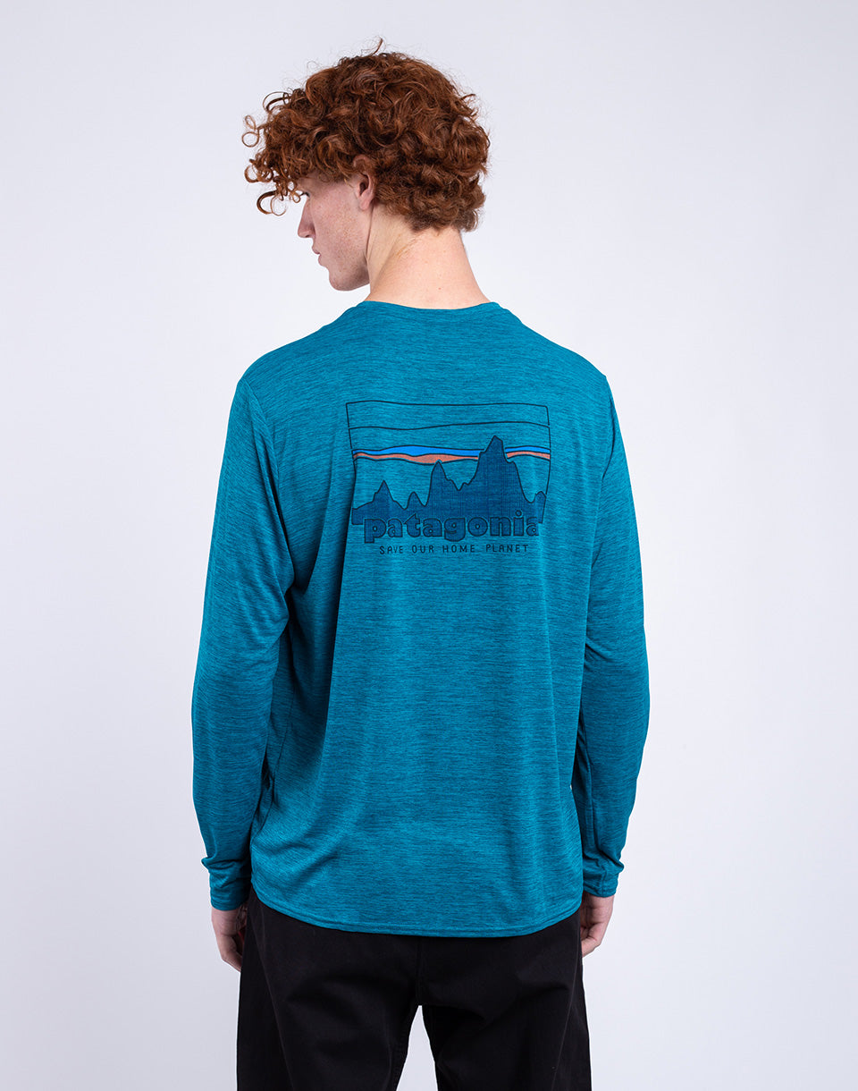 M's L / s Cap cool chemise graphique quotidienne