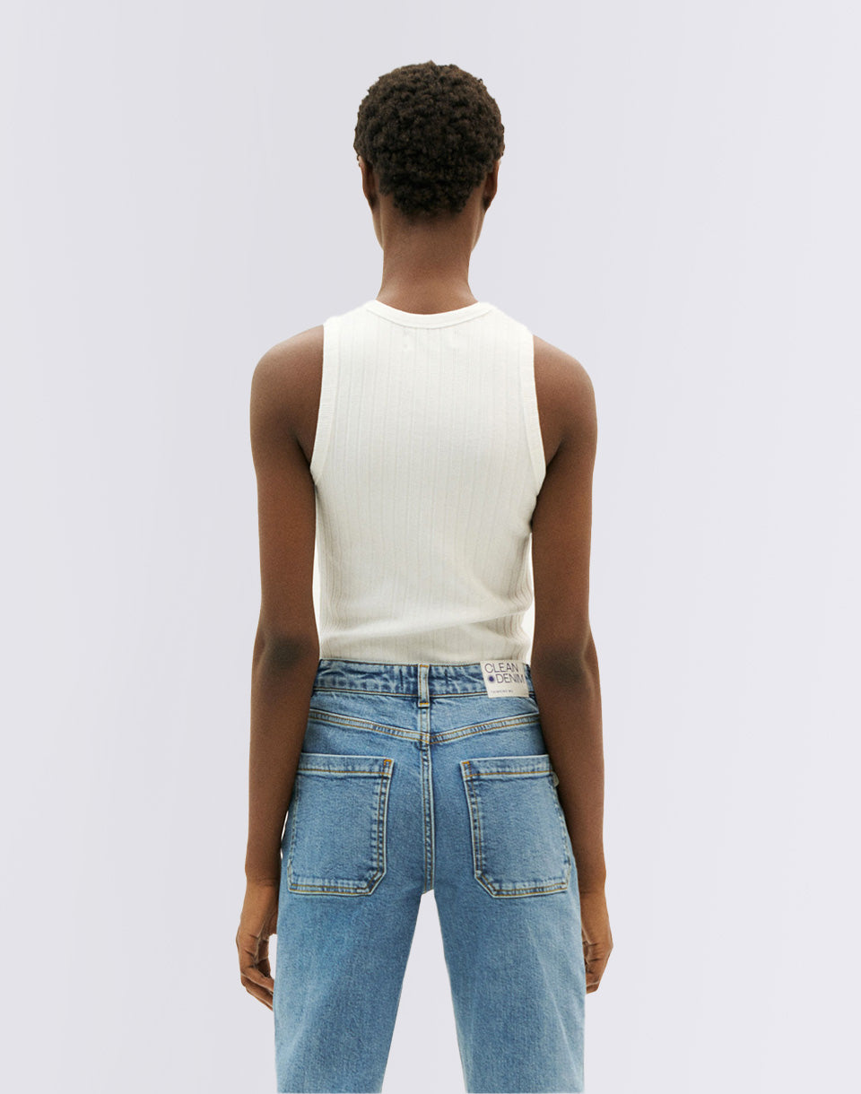 Pantalon de neman de denim clair léger