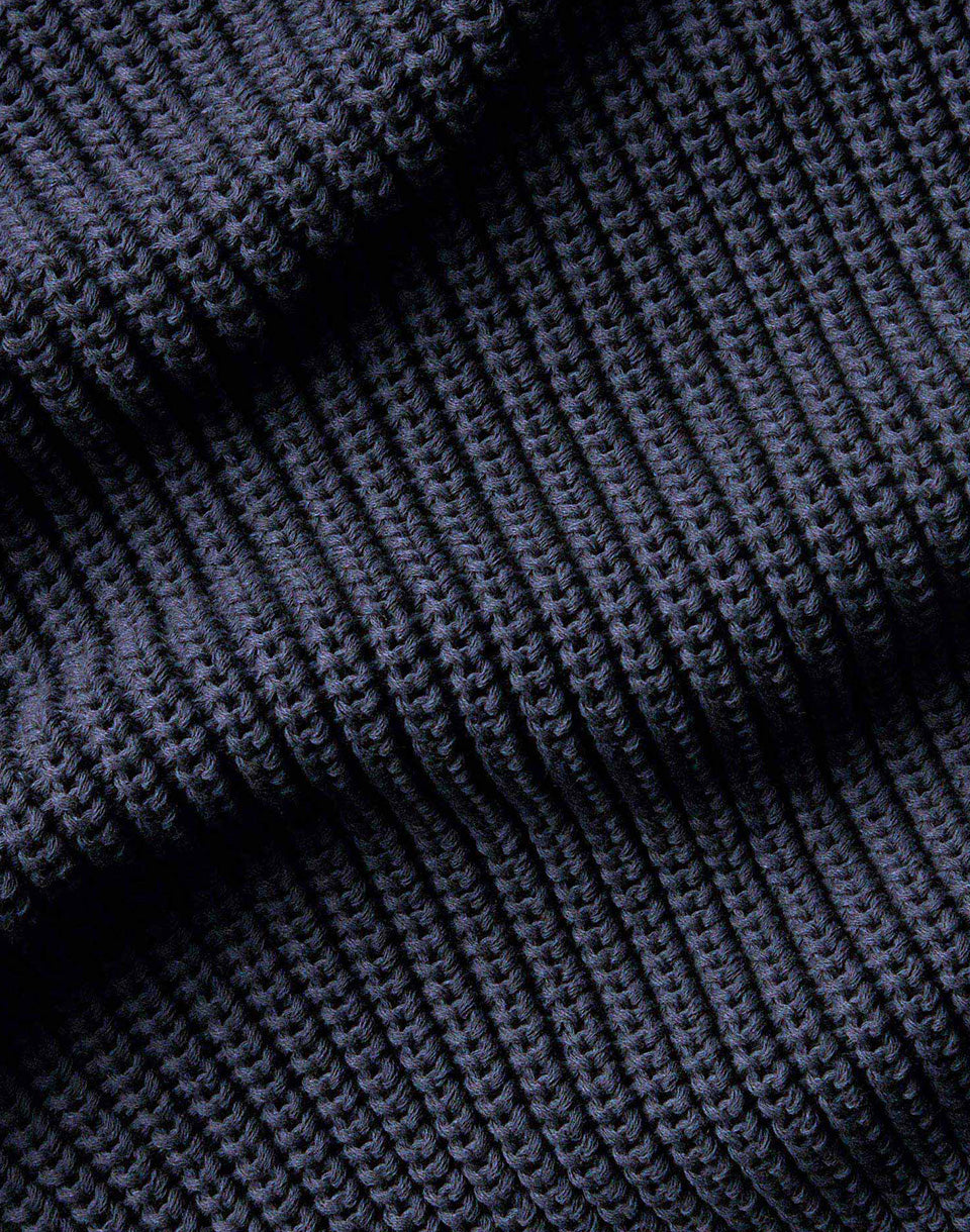 Pull tricoté de la marine Julio