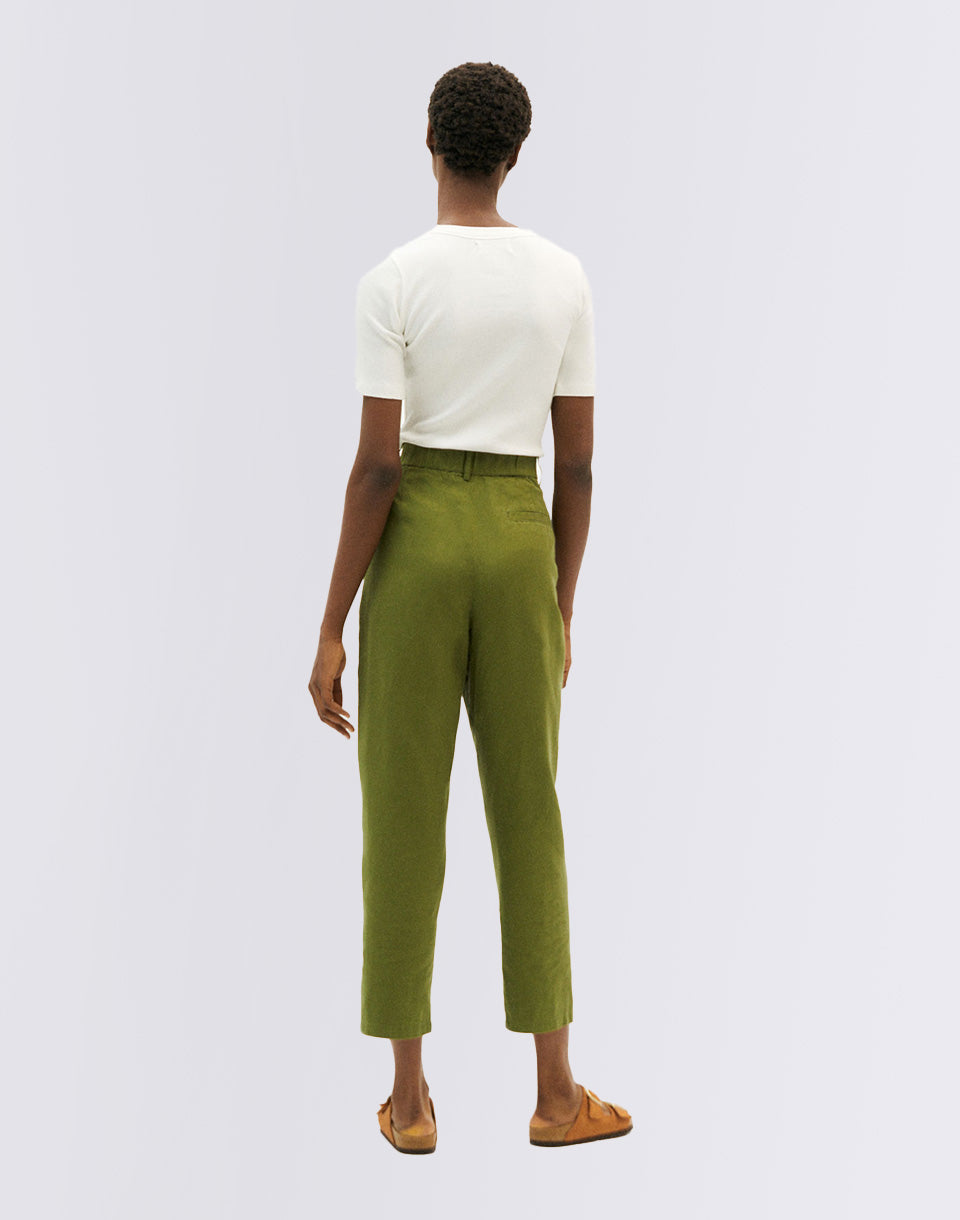 Pantalon Rina vert forêt