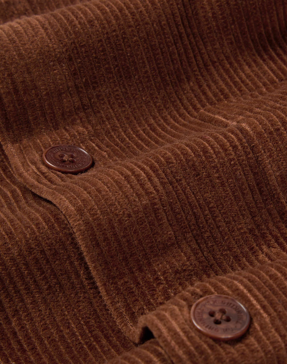 Chocolate Charduroy Best Overshirt