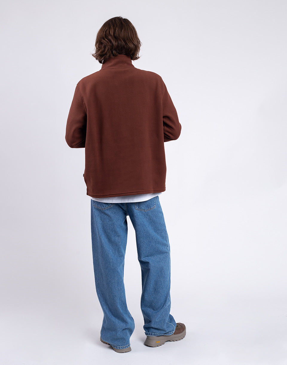 Mouvement à moitié zip