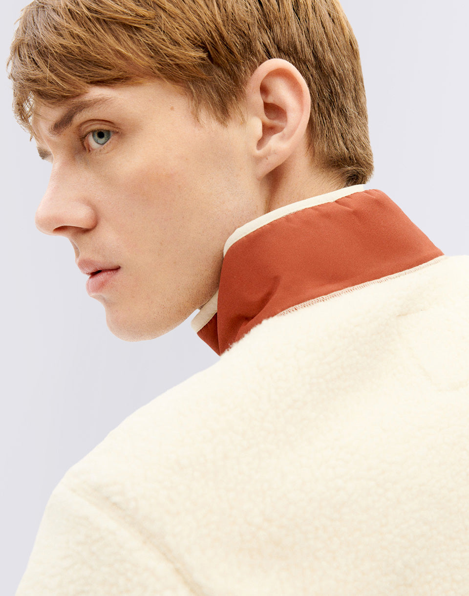 Sweat-shirt ivoire Lewis