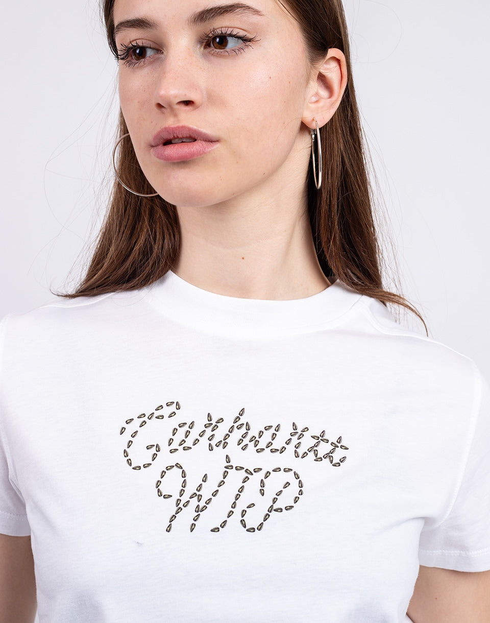 T-shirt tournesol pour femme à manches courtes