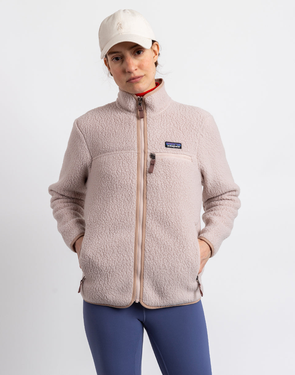 Veste rétro à poils longs (femmes)