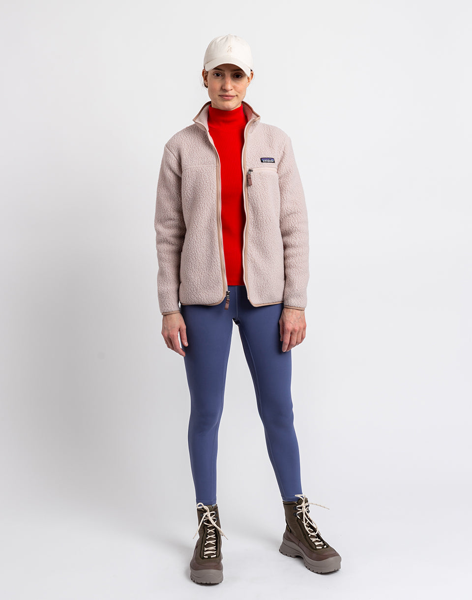 Veste rétro à poils longs (femmes)