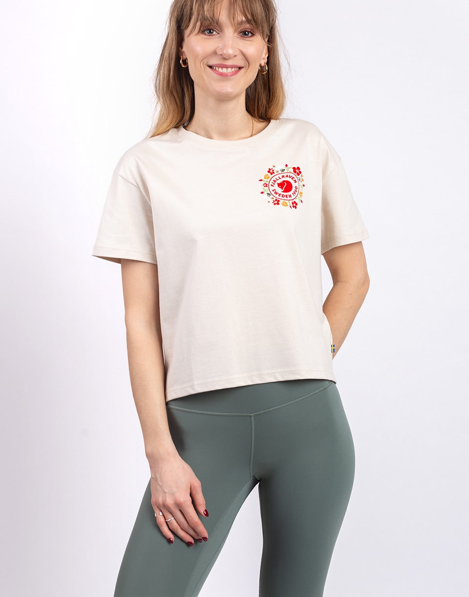 T-shirt avec logo Fjällblomster pour femme