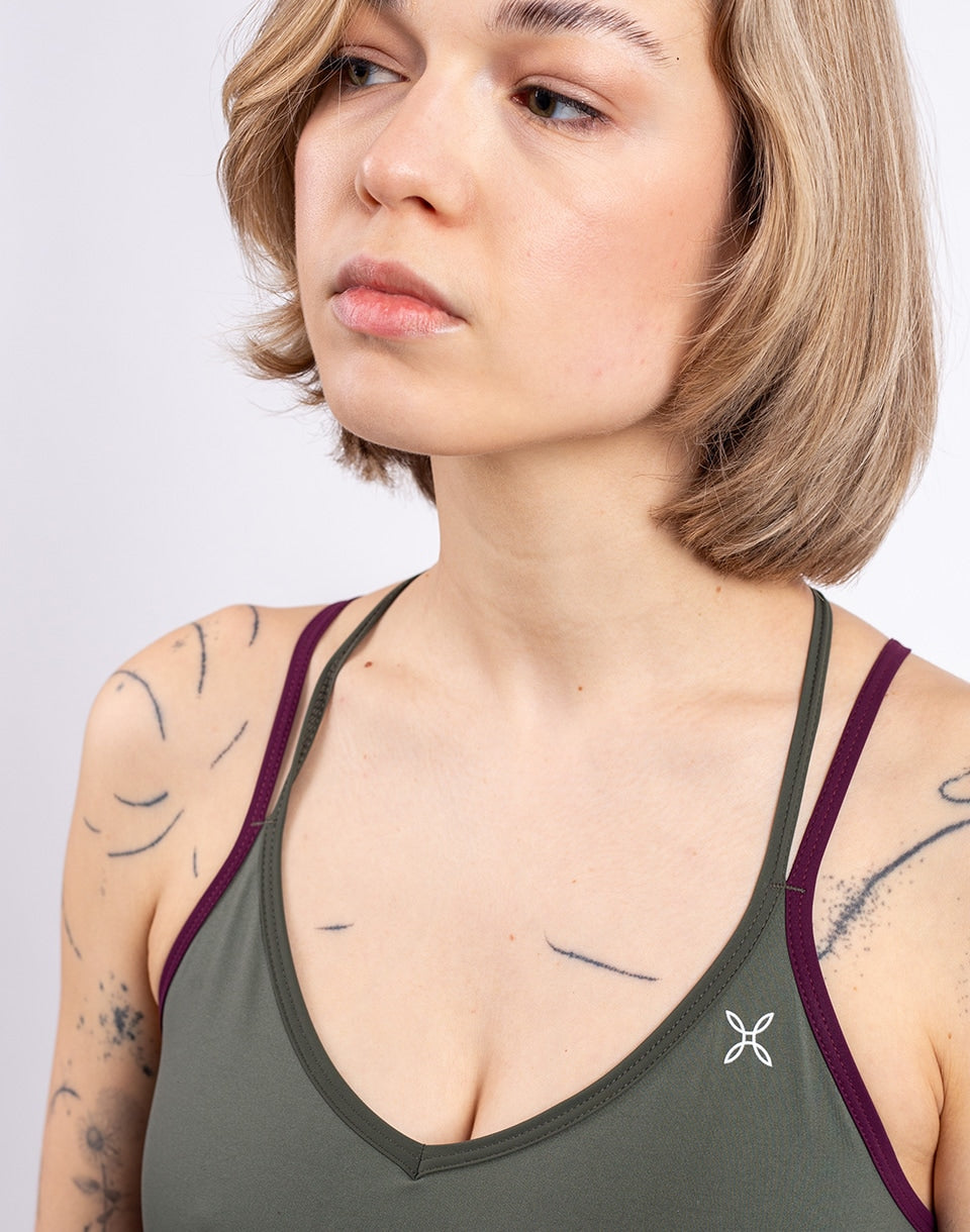 Soutien-gorge croisé à sertir pour femme